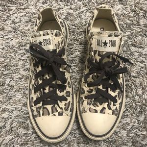 Leopard Print Converse